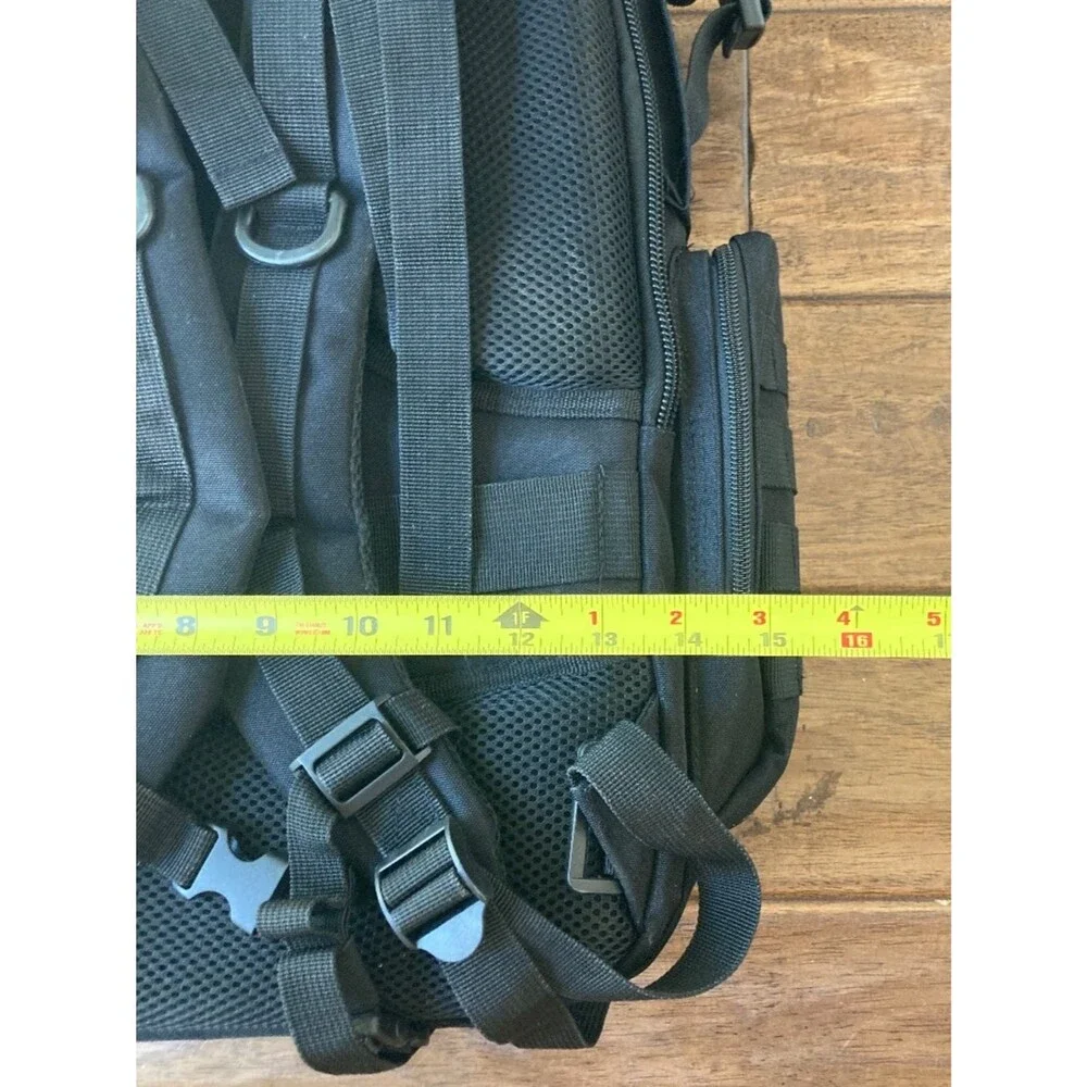 Sager Creek Baby Backpack Diaper Bag for Men FDE Black Tactical Molle